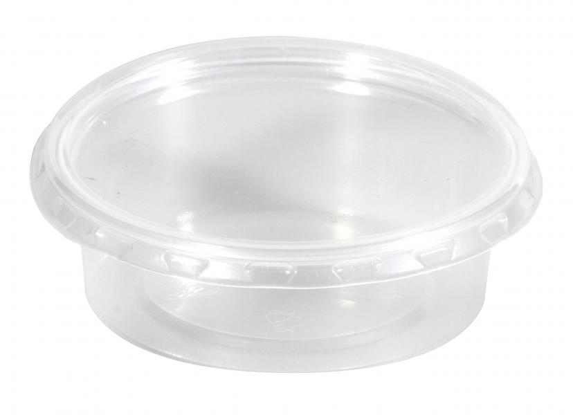 50er Pack Farbenmischgefäß mit Deckel 50 ml, transluzent Durchmesser 7 cm