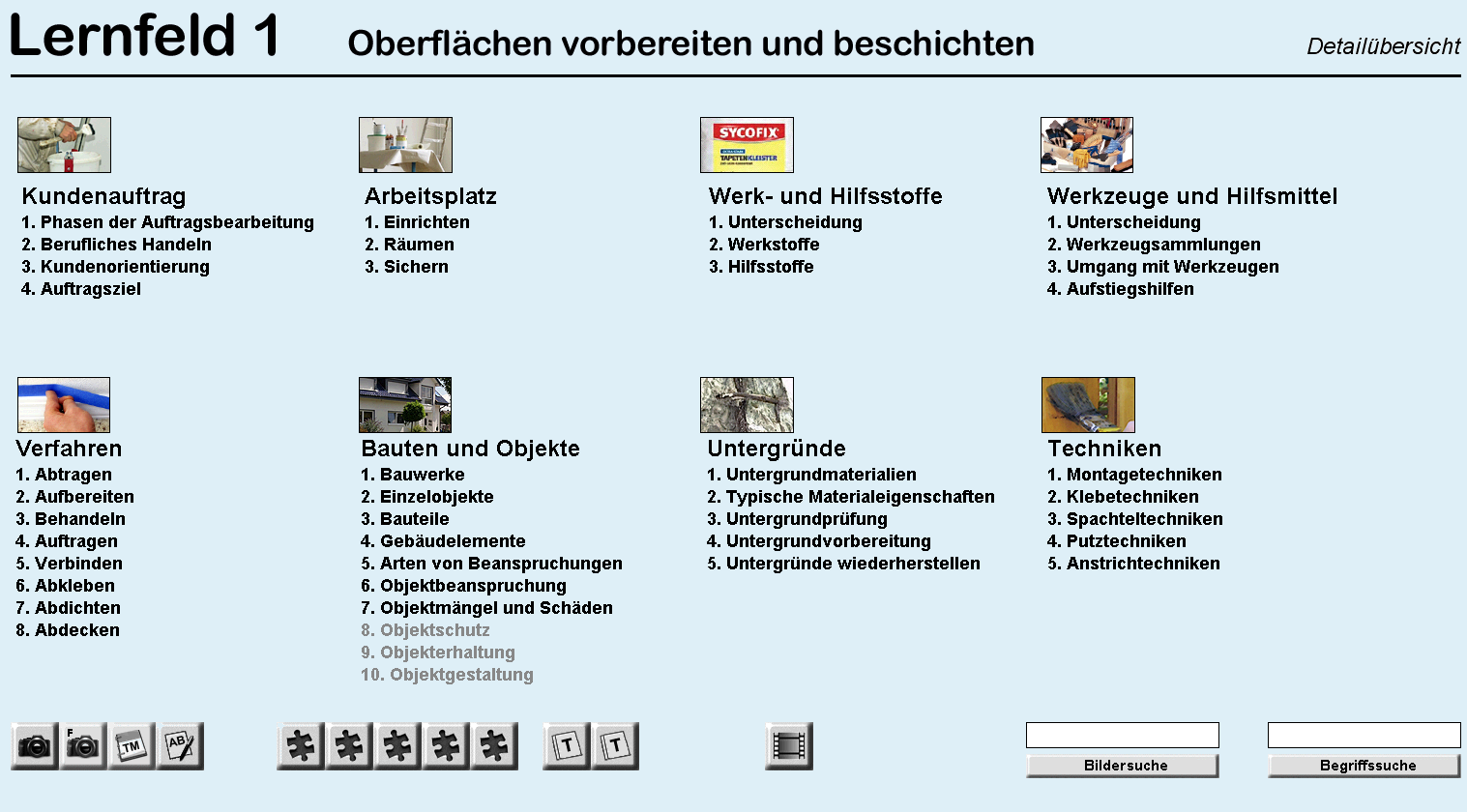 LF01 - Oberflächen vorbereiten und beschichten
