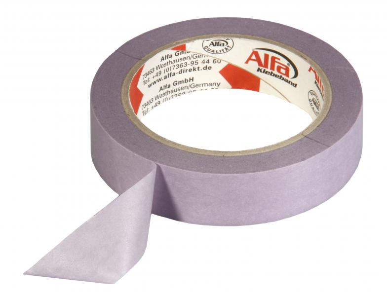 Klebeband Alfa FineLine SOFT – Abklebeband (Farbe violett) 25mmx50m