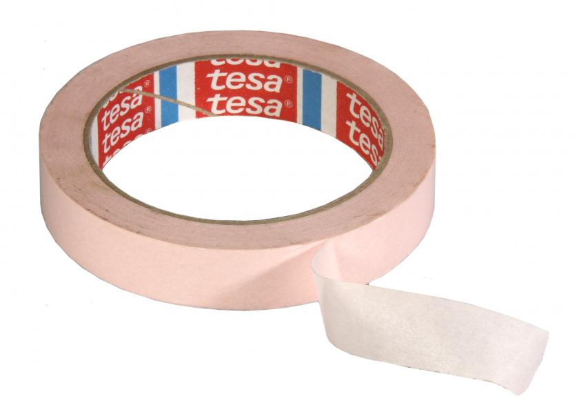 Klebeband Tesa PV1 Sensitive - Präzisionskrepp (hellrosa) 19mmx50m